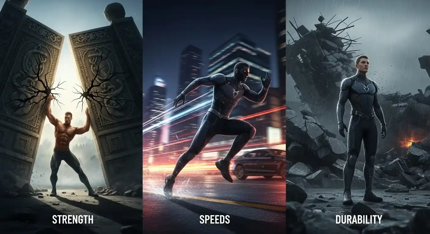 Physical Superpowers (Strength, Speed, Durability)