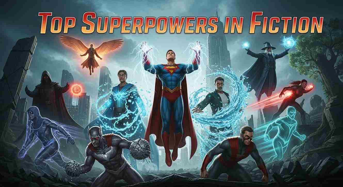 Top Superpowers in Fiction