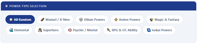 Step 2 - how to generate superpowers