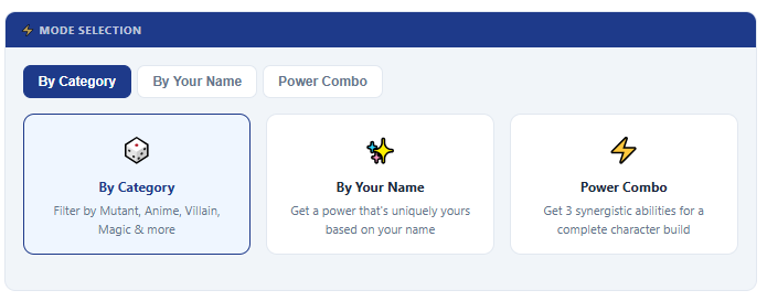 step 1 how to generate super powers