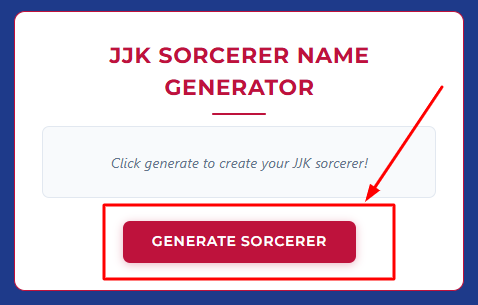 generate JJK sorcerer name - step 2