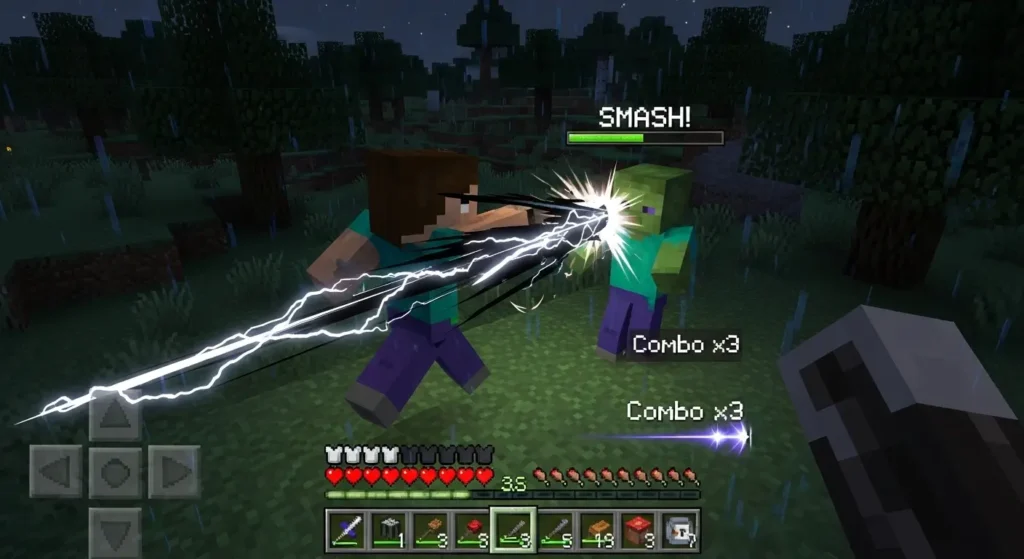 Black Flash Beyond Anime: Minecraft Adaptation