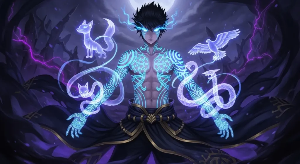 Illustrated Man Jujutsu Kaisen cursed technique guide