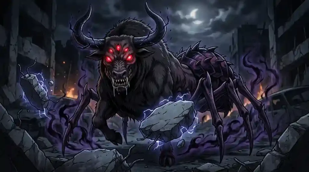 Saint Jaygarcia Saturn demonic transformation with dark energy in Egghead Arc