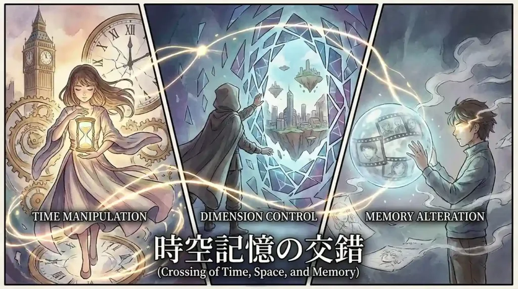 Unique Fullbring abilities featuring memory, time, and dimension manipulation