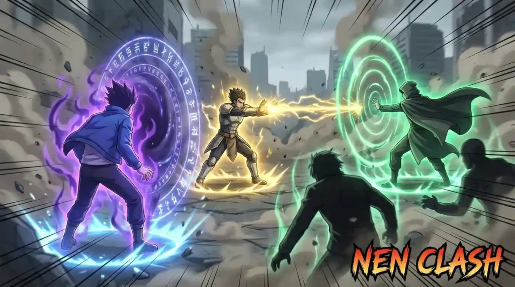 Nen Beast abilities including teleportation, mind control, and aura attacks in Hunter x Hunter