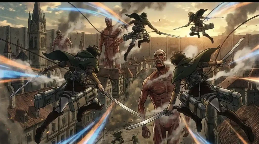 Master ODM Gear techniques in Attack on Titan, from basic grappling and aerial movement to advanced combat skills, Titan slaying tactics, and elite soldier training.