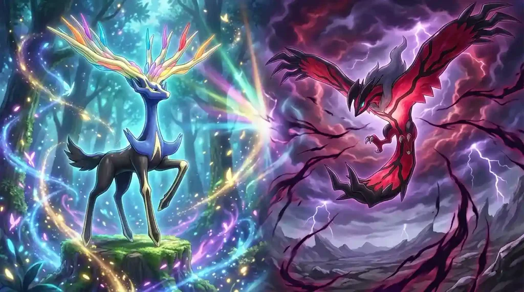 Xerneas and Yveltal demonstrating powerful aura abilities